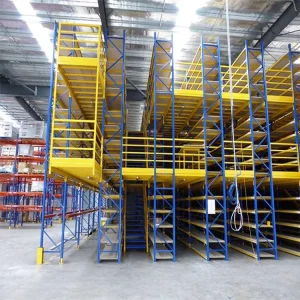 Structural Steel Hot Dip Galvanized Heavy Duty Attic Mezzanine Platform for Office Above Storage