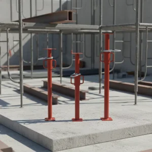 Sturdy Durable Adjustable Steel Scaffold Pillar Heavy Concrete Formwork Construction HFJD Q235 Q345 Galvanized Support 3 Year