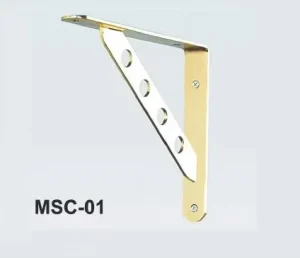 Sturdy & Durable Steel Metal Brackets for Wardrobe Hardware Organization & Storage Solutions