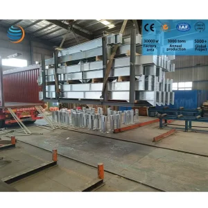 Sturdy Lightweight Corrosion Resistant Steel Structure Workshop Column Certified Prefab Industrial Steel Pillar for Warehouse