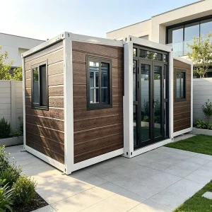 Sturdy Steel Frame Detachable Expandable Container House Moisture Proof 10 40ft Prefabricated Foldable Building