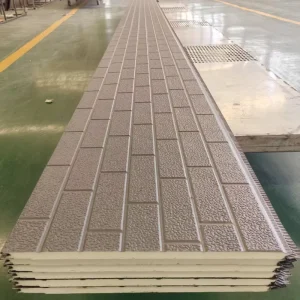 Styrofoam Insulation Sandwich Panels PU Outdoor Decorative Exterior Faux Brick Wall Panels