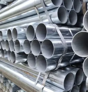 Superb Protection Weather Resistant Hot Dipped for Lithuania Commercial Building Bases Round Galvanized Steel Pipe