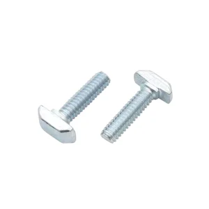 T Bolt Hammer Head Screw for Slot 8mm Aluminum Profile Carbon Steel Zinc Plated M6*15/20/25/30/40