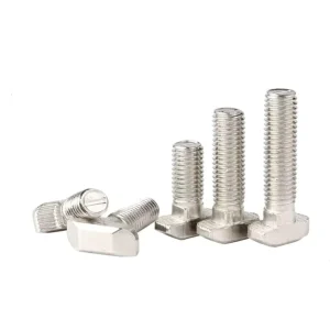 T Head Type Bolt Grade 8.8 Black Oxide Anti-rust For Machinery Railway Steel Structure M10 Carbon Steel 20mm 30mm 40mm 50mm 60mm