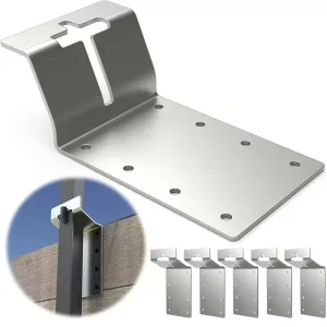 T-Shaped Column Angle Bracket Vertical Mounting Metal Beam Connector Target Hook Custom for Construction Truss System