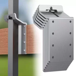 T-Shaped Column Corner Brace Vertical Mounting Bracket Metal Beam Connector Target Hook Customizable for Construction Framework