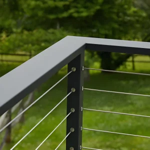 TAKA North American Standard Modern Deck Stair Cable Railing Balustrades Stainless Steel DIY Installation