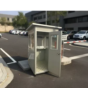 TOPPRE Factory Wholesales Detachable Outdoor Portable Mobile Eps Sandwich Panel Security Fast Easy Box Guard Booth Sentry Kiosk