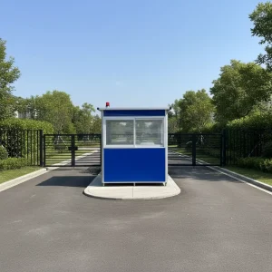 TOPPRE Ready Made Sentry Box Detachable Security Kiosk Booth Modern Portable Guard House Guard Cabin