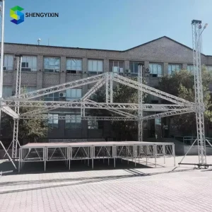 TUV Certified Aluminum Truss Roof System Lighting Sound Speaker Truss Structure