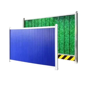 Temporary Colorbond Steel Panel Fencing Waterproof Corrosion Resistant Reusable Durable Metal Carbon Corrugated Tile