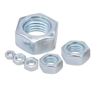 The Fastener Factory Directly Sells High Quality Galvanized Hexagonal Nuts for Use in Steel Structure Connections