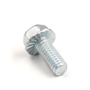 Theft Resistant Alloy Steel Hex Flange Bolt M6 M8 M10 12.9 for Vehicle Number Plate and License Frame Mounting