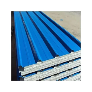 Thermal Insulation 50mm Thick 970mm Width EPS Sandwich Roof Panel Lightweight Roofing for Warehouse Construction