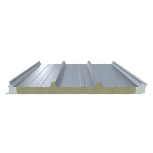 Thermal Insulation Fireproof Roof Sandwich Panel 50mm 100mm Thick A1 Certification OEM Support Sandwich Panels Rock Wool