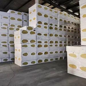 Thermal Sound Insulation Clean Room Sandwich Panels Rock Wooll 50mm 75mm 100mm Rock Wool Sandwich Panel