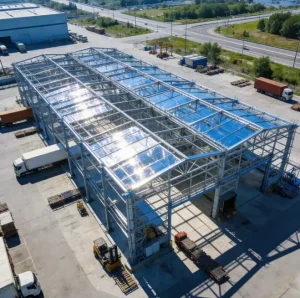 Thickened Anti Corrosion Galvanized Industrial Steel Workshop Custom Design Based on Site