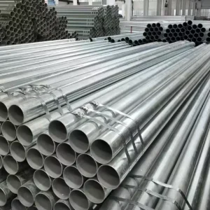 Thickness 1.2-20mm ASTM Certified Carbon Round Welded Galvanized Steel Pipe Tube for Greenhouse