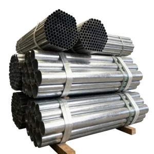 Thin Wall Pre Galvanized Round Steel Tube 0.5mm 2.0mm for Fence Decoration Light Weight Building Material Factory Price