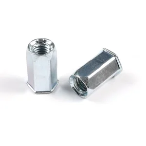 Threaded Insert Nuts Countersink Head Rivet Knurled Rivet Nuts Durable M8 M6 M10 M5 M12 M4 Custom Stainless Steel Long Rivet Nut
