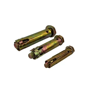 Three Expansion Anchor Bolts