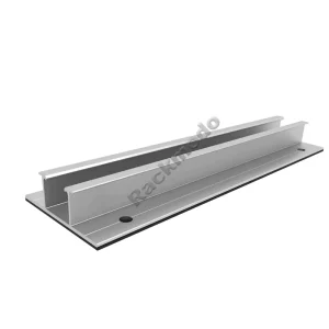 Tin Rooftop Solar Mounting System No Leaking Mini Rails Trapezoidal Metal Roof Solar Panel Support