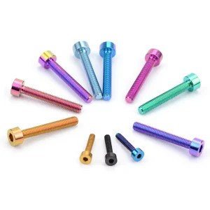 Titanium Alloy Screw Head Hexagon Socket Bolt Column Hexagon Socket Screw M4*6 40 High Hardness Tc4
