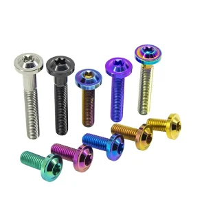 Titanium Motorcycle Titanium Alloy Ufo Head Screw M8 (10-60mm) Motorcycle Radiator Caliper Fixing Modification
