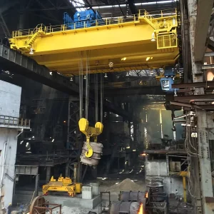 Top Selling Heavy Duty 240 Ton QDY Double Girder Overhead Crane for Foundry Plant Casting