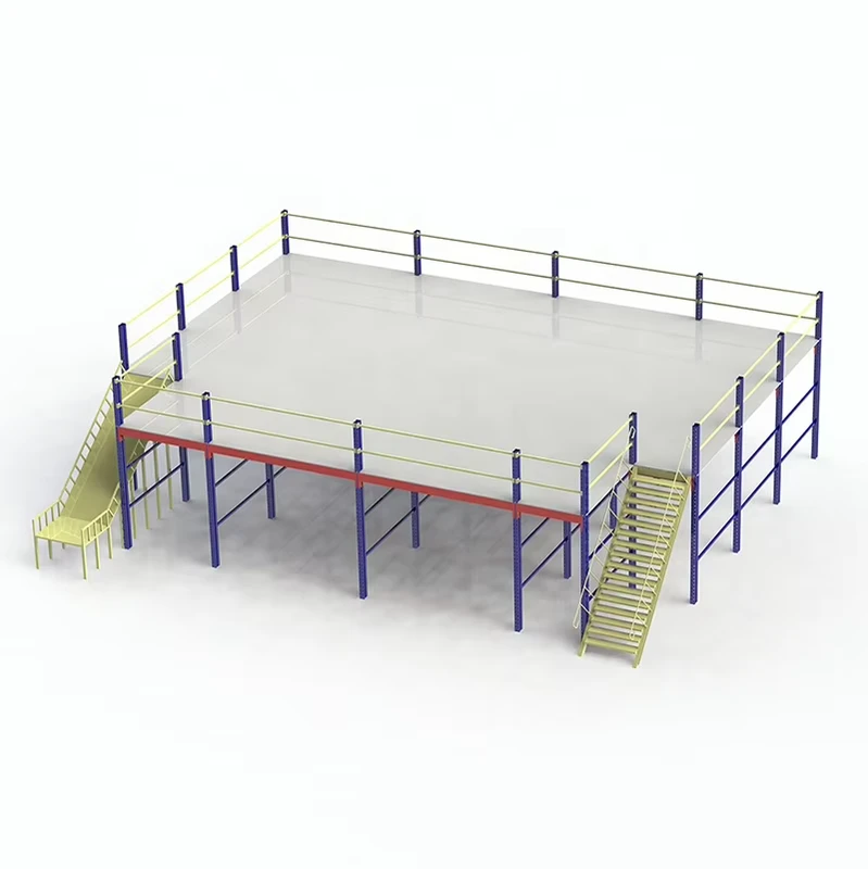 Topeasy Free Design Steel Platform Warehouse Multi Tier Racking Support Mezzanine Floor Corrosion Protection Powder Coated Heavy