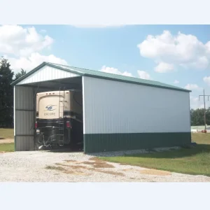Traditional Design Prefab Steel Carport Galvanized Portable Metal Garage Building for Cars Agricultural Vehicles RVs Rain Snow