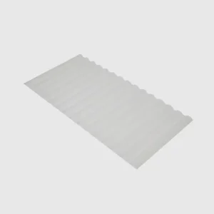 Translucent PVC Corrugated Roof Sheet Corrosion Resistance Thermal Insulation Panel for Skylight Carport Greenhouse Rain Cover