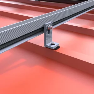 Trapezoidal Metal Roof Bracket Solar Panel Mounting Clamp Standing Seam PV Mount CE&AS NZS 1170 Certified