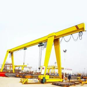 Traveling Electric Material Lifting Single Girder Gantry Crane with Electric Hoist