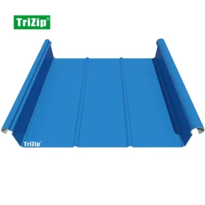 Trizip Aluminum Alloy Standing Seam Roofing Facade Cladding System Metal Roof Wall Panel for Airport Terminal Building Envelope