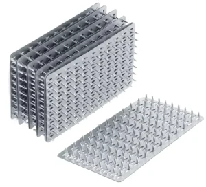 Truss Plates 2 X 4 Inch Pronged Truss Mending Plate with Nail Teeth Steel Mounting Brackets for Roofing Wood Connector