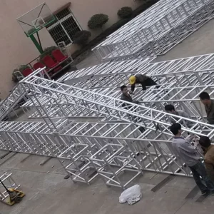 Truss Stage Aluminum Roof Truss High Strength Durable Stage Roof Truss System for Outdoor Event Concert Exhibition Customized