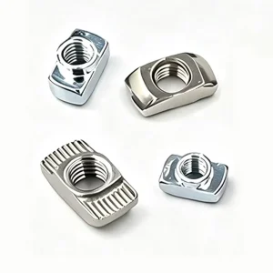 Tuojian Zinc Plated 6mm 8mm 10mm Slot T Hammer Head Nuts Carbon Steel T Nuts for 20 30 40 45 Series Aluminum Profile