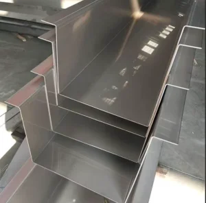 U Channel Roof Rainwater Collection Channels Effective Ditch Gutter Water Management for Steel Structure Stainless Steel