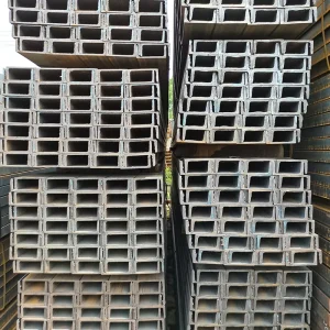 U Channel Steel Hot Rolled Structural Steel Channel High Strength Metal Construction Products