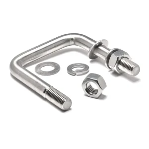 U Shape Bending Bolt Set With Washer And Nuts For Pipe Support