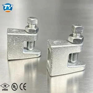 UL FM Certified UTTBC3 Girder Clamp Galvanized Finish for Top Bottom Attachment of Metal Beams in Fire Sprinkler Projects