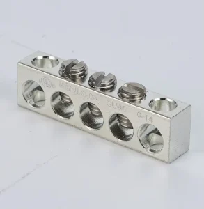 UL KS KSNLC-03 cULus Listed 3-Position Neutral Bar Assembly 6-14 AWG Screw Aluminum Alloy