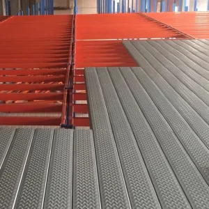 USA Warehouse Multi-Level Steel Mezzanine Rack Steel Grating Platform Corrosion Protected 500kg/sqm Load Capacity Mezzanine