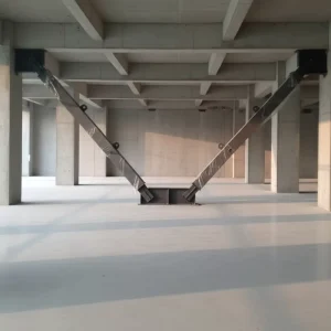 Unbonded Buckling Restrained Energy Dissipation Braces Stainless Steel Coated for Office Buildings & Villas