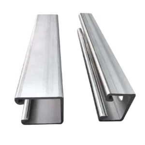 Unistrut Channel C Purlin with Perforated Steel Holes Custom Cut Size Solar Mounting Bracket Welding Processing Service Included