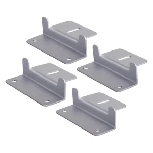 Universal Easy Install Solar Panel Mounting Clip Al6005-T5 Steel Anodized Finish Z-Bracket Design Wind Load 60m/s Snow Load