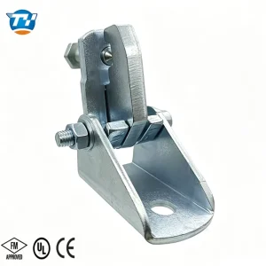 Universal Sway Bracing Carbon Steel Clamp Beam Pipe Hanger Heavy Duty Seismic Clamps Electro Galvanized Sprinkler Pipe Fitting