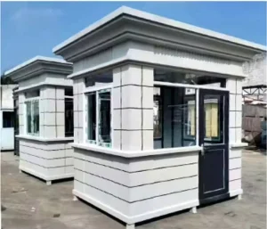 Used in the Guard Room Stainless Steel Security Guard Booth Movable Guard Booth Simple Assembly Guard Booth